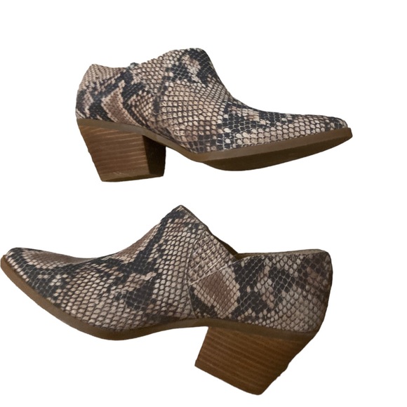 Lucky Brand Shoes - Lucky Brand Reptile Print Booties- Only worn once- Sz 9.5- Perfect Condition!